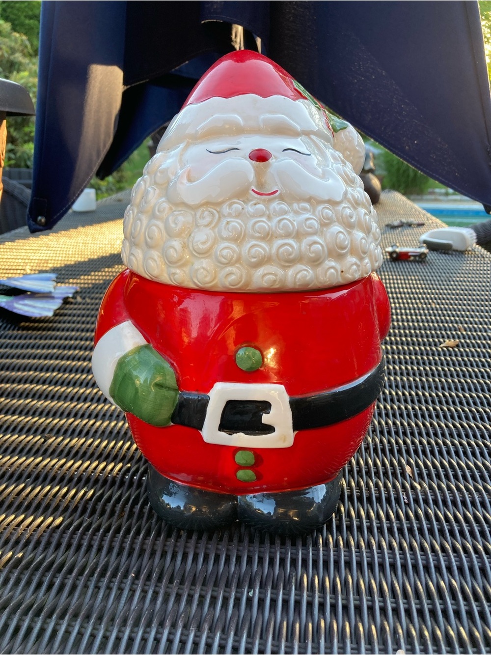 Vintage Santa Claus cookie jar